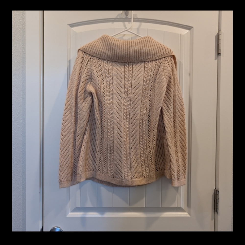 Women's Cream Sweater - Picture 6 of 8
